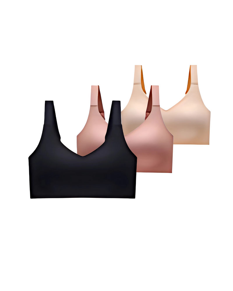 KIT 3  Sutiã Conforto Premium Reforçado - Sustentação