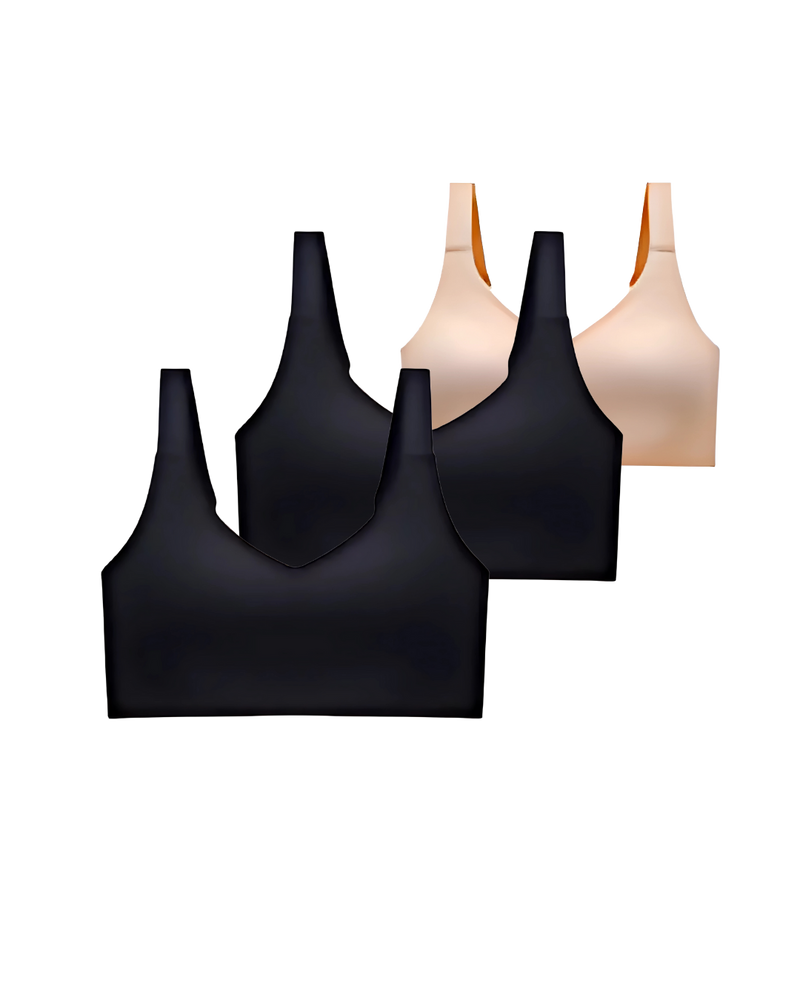 KIT 3  Sutiã Conforto Premium Reforçado - Sustentação