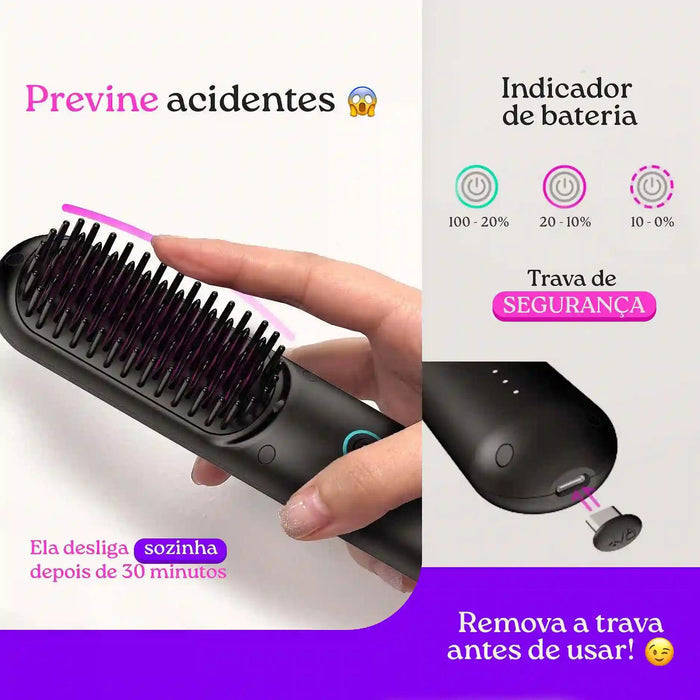 FlashLiss – A Escova Alisadora Rápida e Portátil para Cabelos Perfeitos