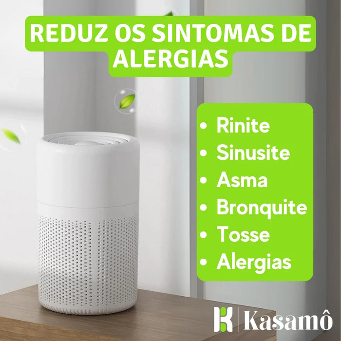 🔥QUEIMÃO DE NATAL🔥 Purificador de Ar AirClean KSA4 - Com Filtro HEPA e Função Ionizador