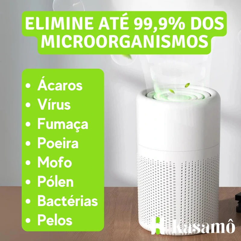 🔥QUEIMÃO DE NATAL🔥 Purificador de Ar AirClean KSA4 - Com Filtro HEPA e Função Ionizador