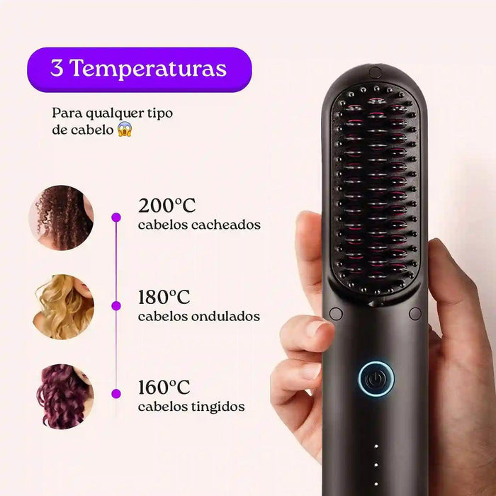FlashLiss – A Escova Alisadora Rápida e Portátil para Cabelos Perfeitos