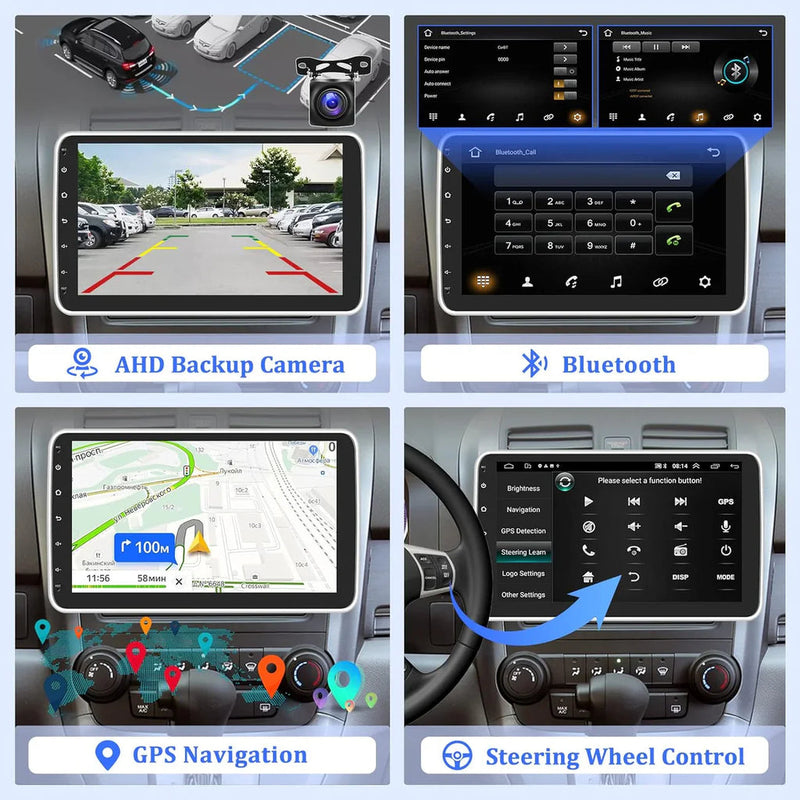 (OFERTA DIA DOS PAIS ) Central Multimídia 10” Android com Tela Rotativa, CarPlay e Android Auto –  Universal 1 DIN