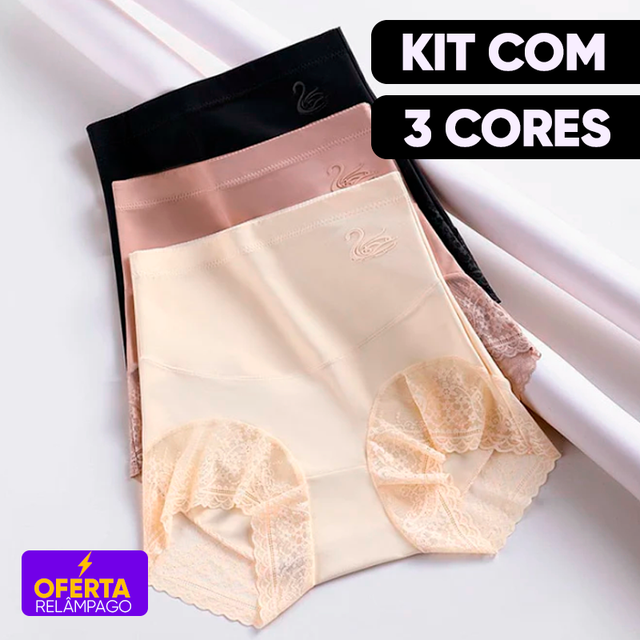 Kit 3 Calcinhas Slimshape Modeladoras