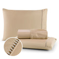 Conjunto de Cama 3 Peças Cinza – Lençol com Fronhas para Solteiro, Casal, Queen e King