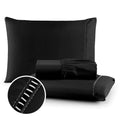 Conjunto de Cama 3 Peças Cinza – Lençol com Fronhas para Solteiro, Casal, Queen e King