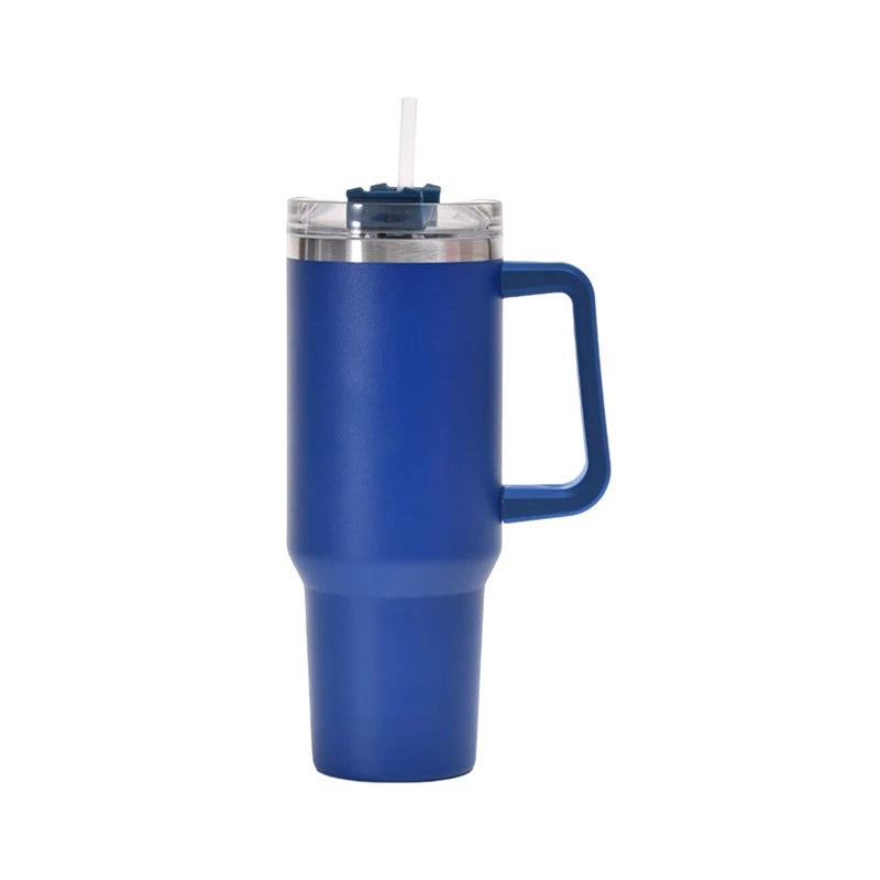 Copo Térmico Inox 1200ml – COMPRE 1, LEVE 2! Tampa + Canudo | Parede Dupla Premium