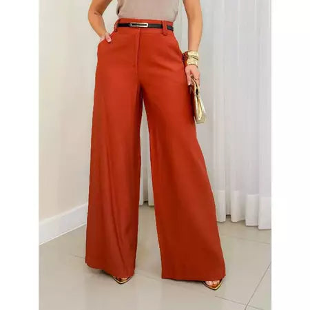 Calça pantalona de linho feminina bege com cintura alta

Modelo usando calça de linho preta elegante com sandálias

Calça pantalona cinza com corte reto e tecido leve

Calça de linho plus size feminina para verão 2025

Calça pantalona verde musgo com cintura marcada

Look minimalista com calça de alfaiataria feminina

Calça confortável de linho com bolsos laterais

Detalhe da costura e caimento da calça pantalona de linho

Calça pantalona feminina estilo alfaiataria para escritório

Moda casual chic com cal