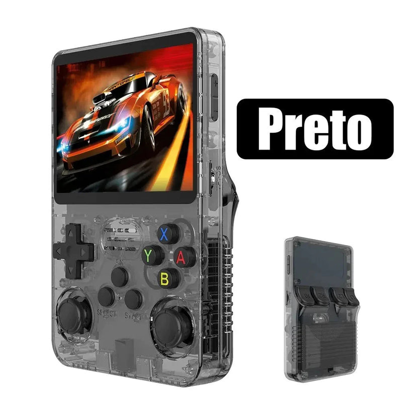 Retrox™ Console Portátil Retrô com +40.000 Jogos – GBA, SNES, PS1, N64 e Mais