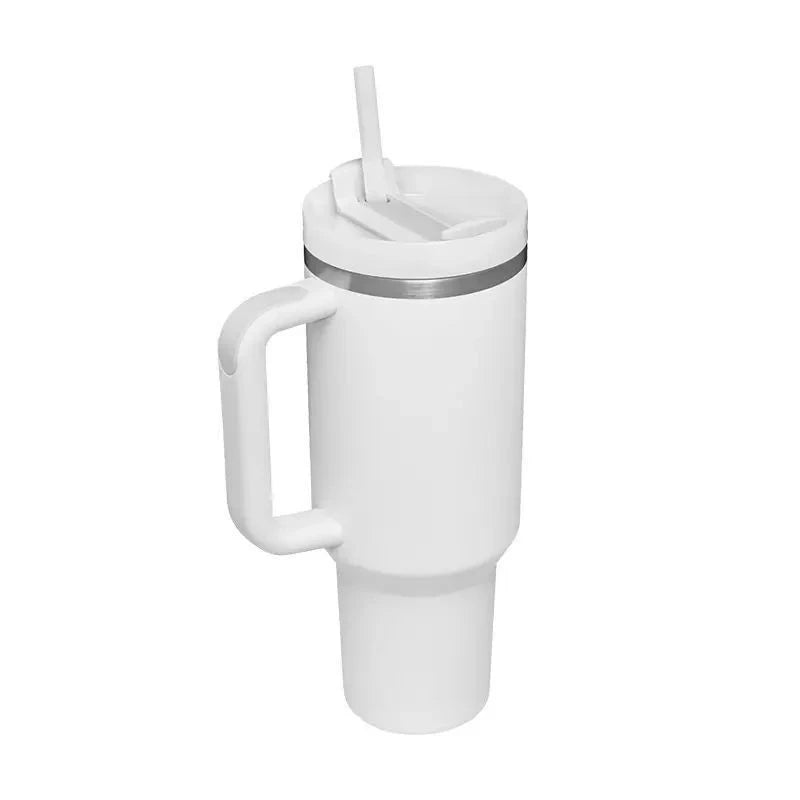 Copo Térmico Inox 1200ml – COMPRE 1, LEVE 2! Tampa + Canudo | Parede Dupla Premium