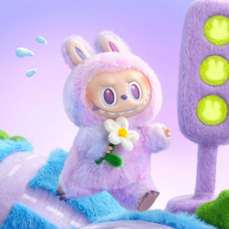 Kit 3 Labubu Original POP MART – Chaveiro de Pelúcia Colecionável Série MONSTERS Energia