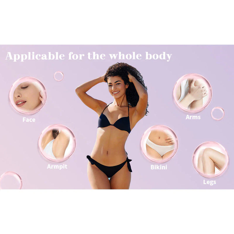 Barbeador Elétrico Feminino 2 em 1 – Recarregável, À Prova d’Água e Ideal para Corpo