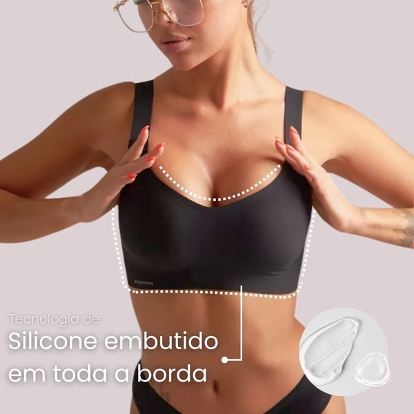 KIT 3  Sutiã Conforto Premium Reforçado - Sustentação